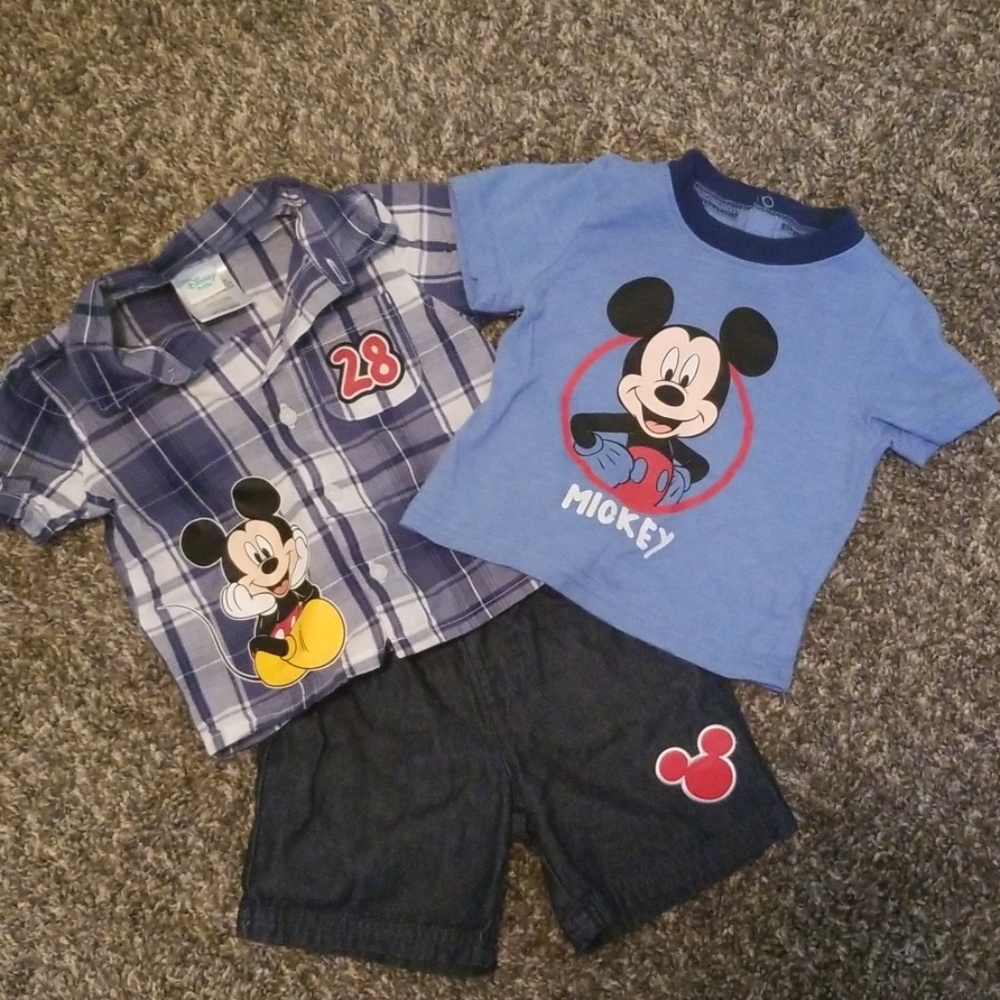 3-6m Mickey Outfit NWOT